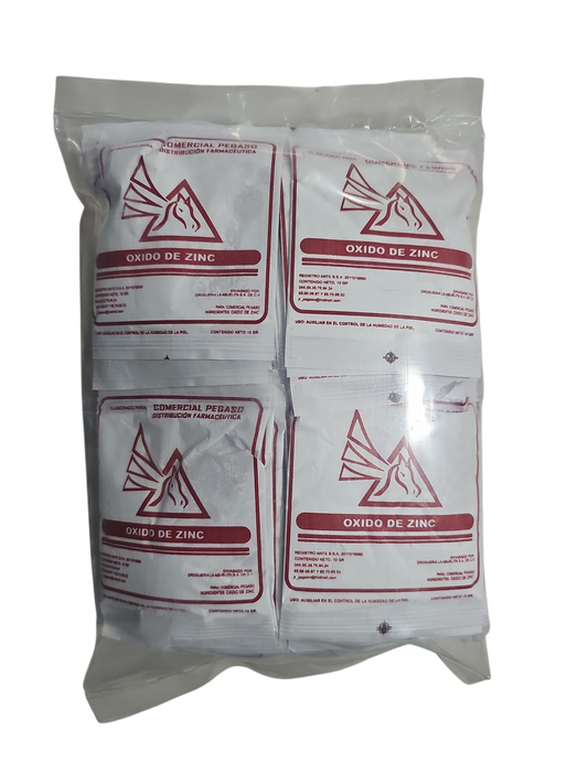 Oxido De Zinc Paquete Con 50 Sobres