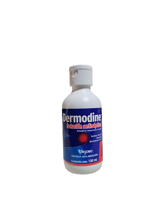 Dermodine Solución Antiséptica 120mL Degasa
