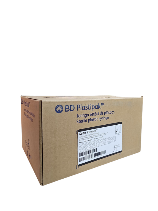 Jeringa Plastipak 5mL Negra - Paquete de 100 Piezas