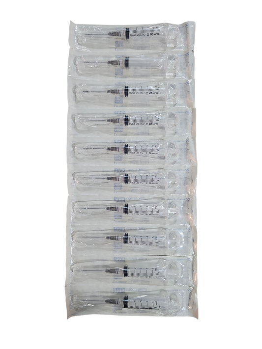 Jeringa Nipro 5mL Negra - Paquete de 100 Piezas