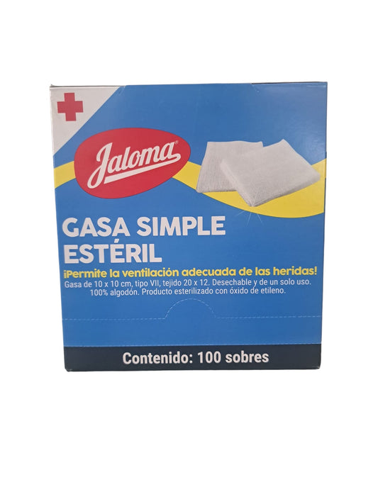 Gasa JALOMA 10 X 10 Cm -Paquete de 100 Piezas