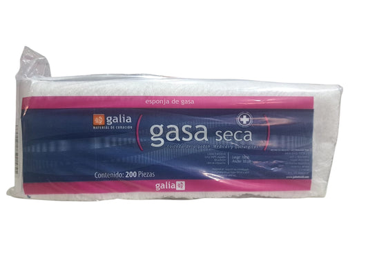 Gasa GALIA No Estéril 10 X 10 Cm -Paquete de 200 Piezas