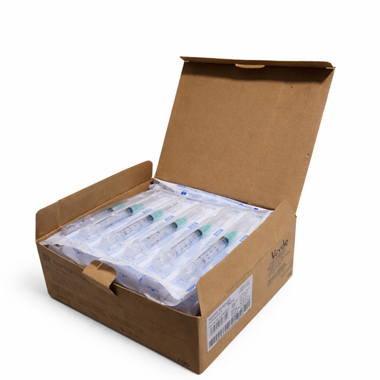Jeringa Nipro 3mL Verde Caja Con 100 Piezas
