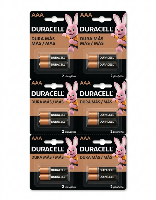 Pilas Duracell AAA Exhibidor Con 12 Unidades