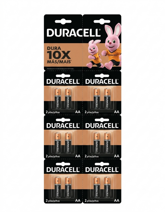 Pilas Duracell AA Exhibidor Con 12 Unidades