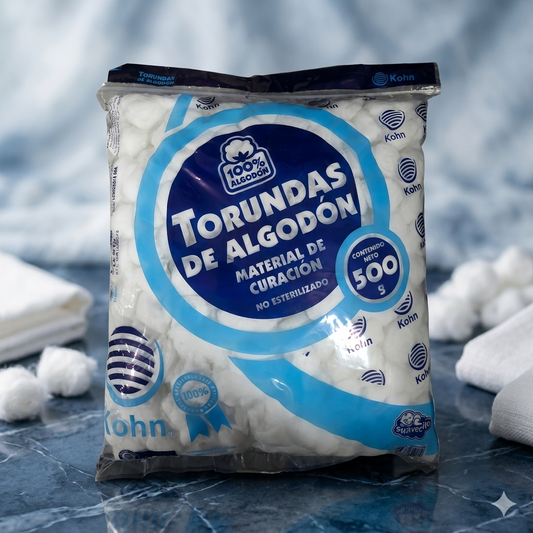 Algodón Kohn 500 Gramos Torunda