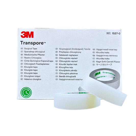 Cinta Transpore 3M 1/2'' - C/24 Unidades