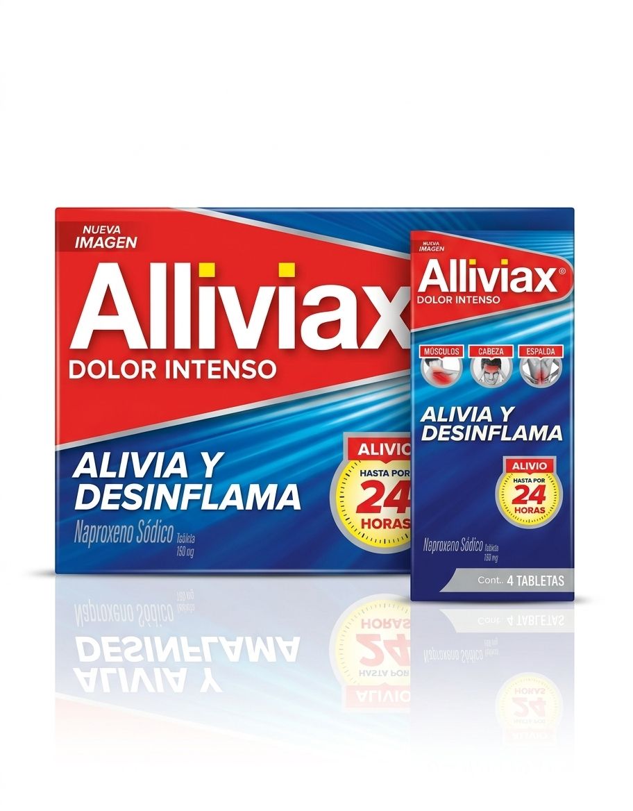Alliviax 550mg Con 10 Tabletas