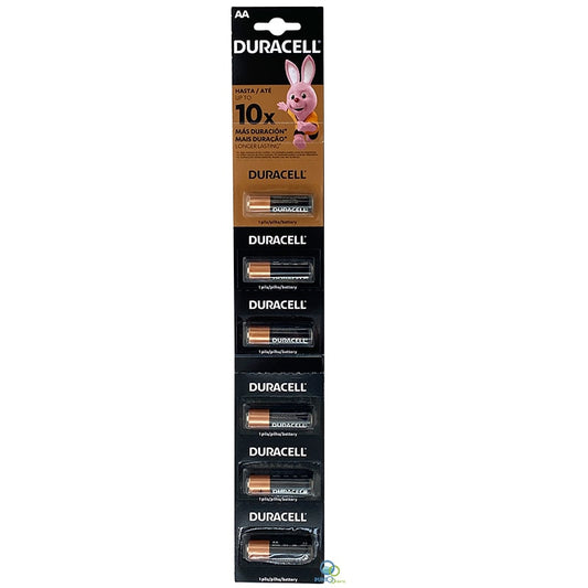Pilas Duracell AA Exhibidor Con 6 Unidades