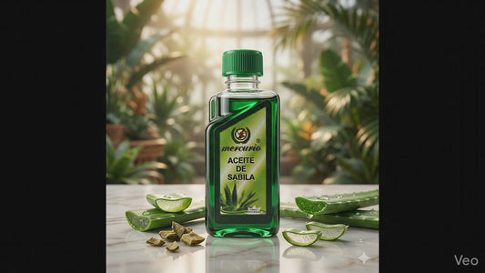 Aceite De Sábila 50mL Marca MERCURIO Paquete Con 25 Piezas